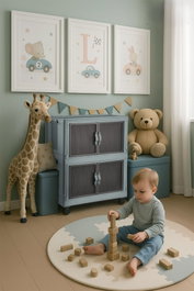 Hanah Home Lavine 67 - Baby Blue